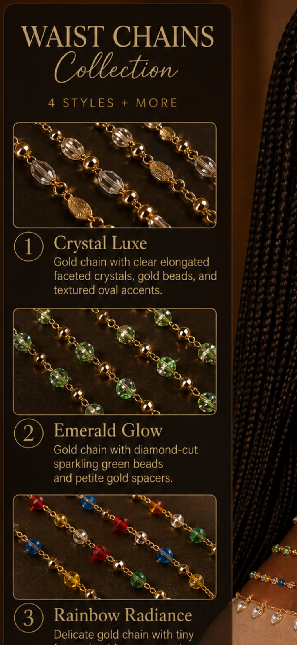 Beautiful Non Tarnish Waist Chain