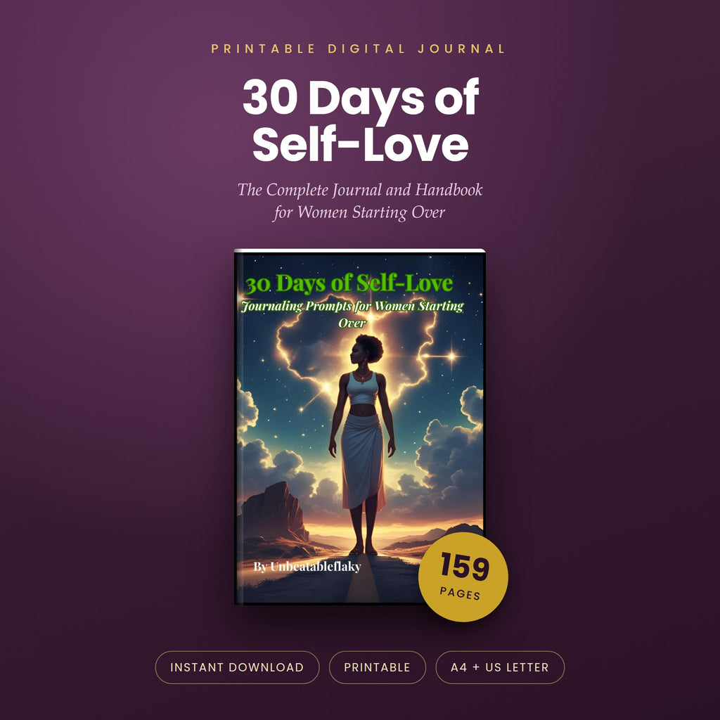 30 Days of Self-Love: The Complete Journal and Handbook for Women Starting Over
