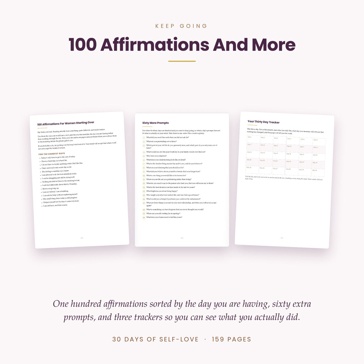 30 Days of Self-Love: The Complete Journal and Handbook for Women Starting Over
